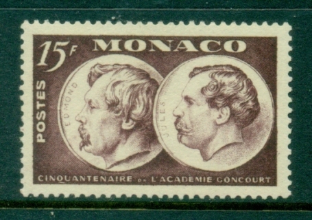 Monaco-1951-Goncourt-Academy-50th-Ammiv-MUH