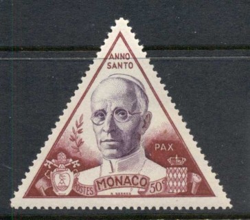 Monaco-1951-Holy-Year-50c-MUH