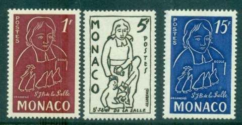 Monaco-1954-Jean-Baptiste-de-la-Salle-MLH-lot50102