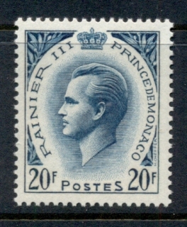 Monaco-1957-Prince-Rainier-III-20f-MUH