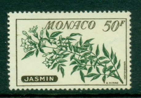 Monaco-1959-Jasmine-Flower-50f-MUH