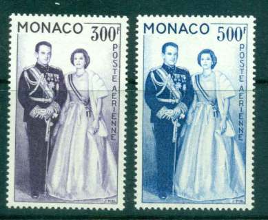 Monaco-1959-Prince-Rainier-III-Princess-Grace-MLH-lot50235