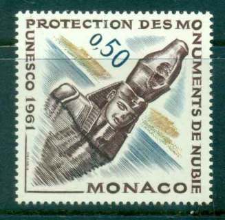 Monaco-1961-Nubian-Monuments-MUH-lot50135