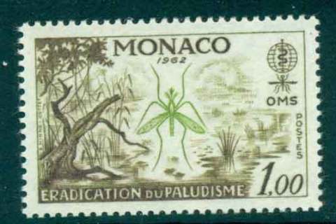 Monaco-1962-Malaria-Eradication-MUH-lot50143