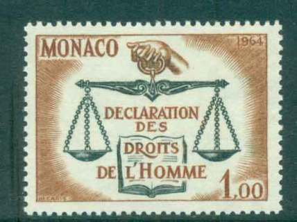 Monaco-1964-Human-Rights-MUH-lot50171