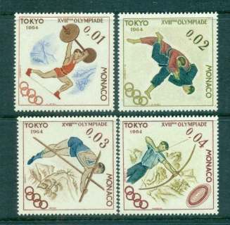 Monaco-1964-Tokyo-Olympics-MUH-lot50174