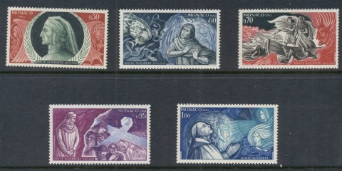 Monaco-1966-Dante-Birth-700th-Anniversary-MUH