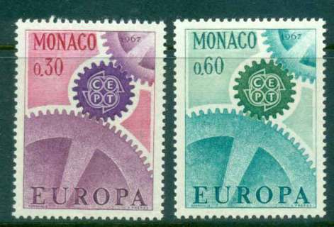 Monaco-1967-Europa-MUH-lot50197