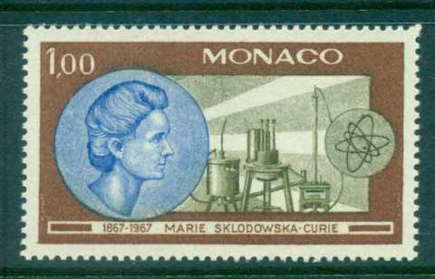 Monaco-1967-Marie-Curie-MUH-lot50200