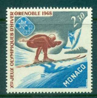 Monaco-1967-Winter-Olympics-Grenoble-MUH-lot50198