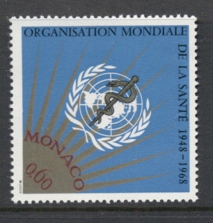 Monaco-1968-WHO-20th-Anniversary-MUH