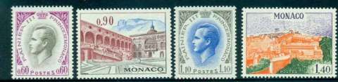 Monaco-1971-Prince-Rainier-Palace-Views-MUH-lot50242