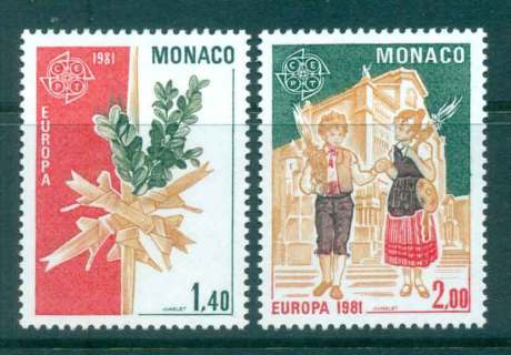 Monaco-1981-Europa-MLH-lot50343