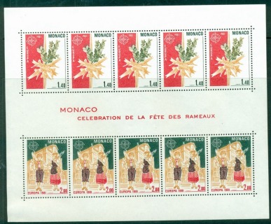 Monaco-1981-Europa-MS-MUH-Lot17417