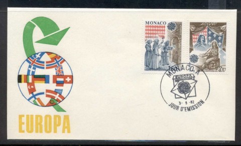 Monaco-1982-Europa-History-FDC