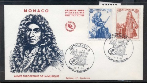 Monaco-1985-Europa-Music-Year-FDC