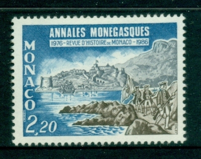 Monaco-1986-Annales-Monegasques-10th-Anniversary-MUH