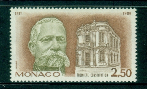 Monaco-1986-First-Constitution-75th-Anniversary-MUH