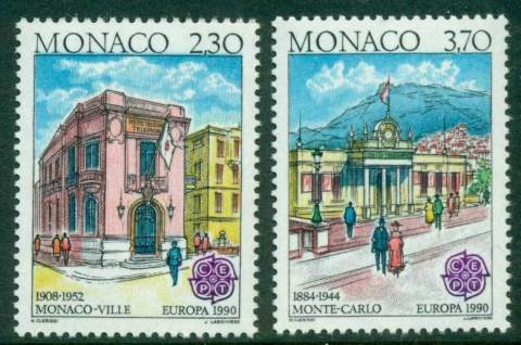 Monaco-1990-Europa-MUH-Lot16000