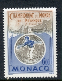 Monaco-1990-Petanque-World-Championships-MUH