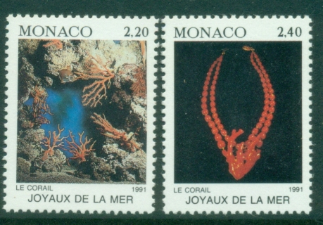 Monaco-1991-Corals-Joys-of-the-Sea-Exhibition-MUH