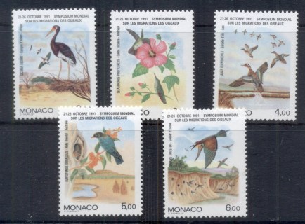 Monaco-1991-Migratory-Birds-MUH