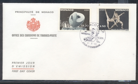 Monaco-1993-Europa-Modern-Art-FDC