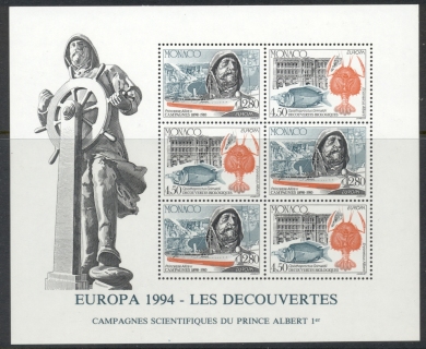 Monaco-1994-Europa-MS-MUH