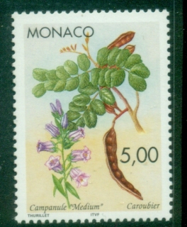 Monaco-1996-Giant-Bellflower-and-Carob-Pods-and-Leaves-MUH