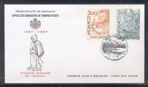 Monaco-1997-Europa-Myths-legends-FDC