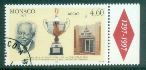 Monaco-1997-Grand-Prix-of-Philately-CTO