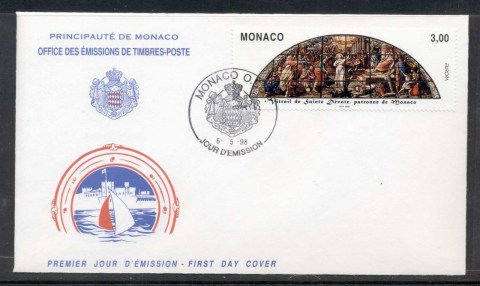 Monaco-1998-Europa-Holidays-Festivals-FDC