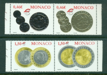 Monaco-2002-Euro-Coinage-MUH