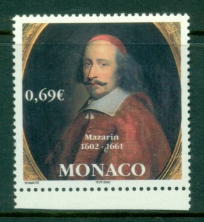 Monaco-2002-Jules-Cardinal-Mazarin-MUH