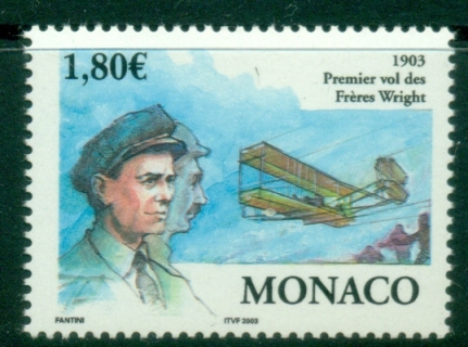 Monaco-2003-The-100th-Anniversary-of-the-First-Flight-of-the-Wright-Brothers-MUH