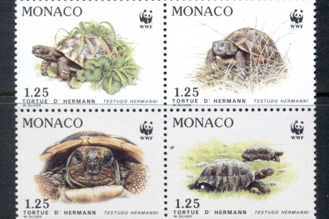 Monaco-1991-WWF Hermann\'s Tortoise