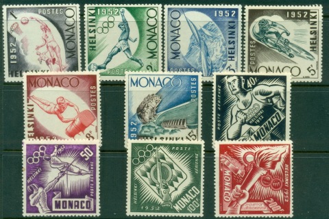 Monaco-1953-Summer-Olympics-Helsinki-MUH