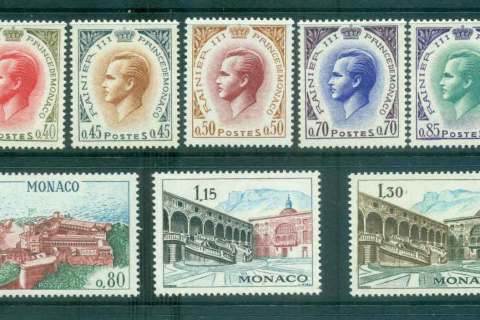 Monaco-1969-Prince-Rainier-Palace-Views-MUH-lot50213