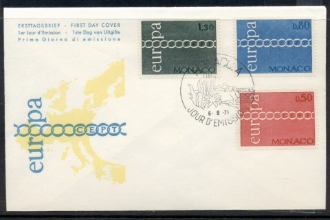 Monaco-1971-Europa-Chain-through-O-FDC