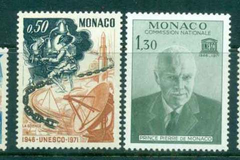 Monaco-1971-UNESCO-MUH-lot50248