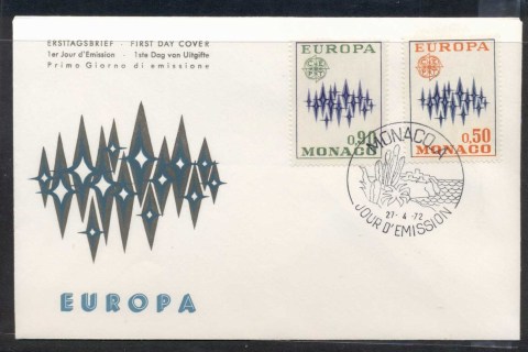 Monaco-1972-Europa-Sparkles-FDC