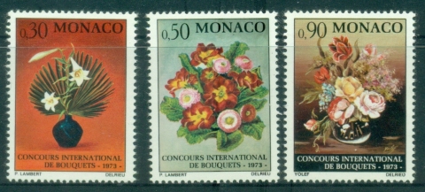 Monaco-1972-Monte-Carlo-Flower-Show-1973-MUH