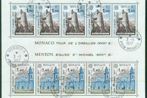 Monaco-1977-Europa-MS-FDI-CTO-Lot17426
