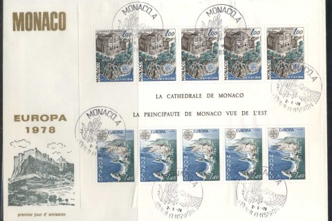Monaco-1978-Europa-Architecture-XLMS-FDC