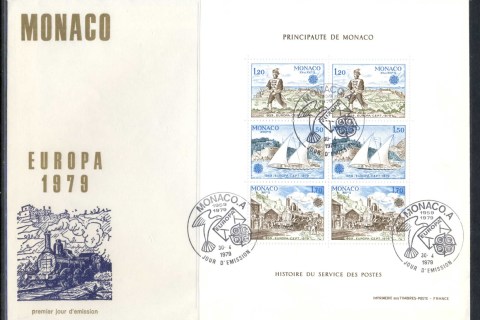 Monaco-1979-Europa-Communications-XLMS-FDC