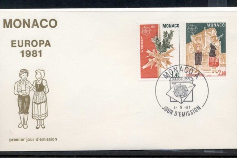 Monaco-1981-Europa-Folklore-FDC