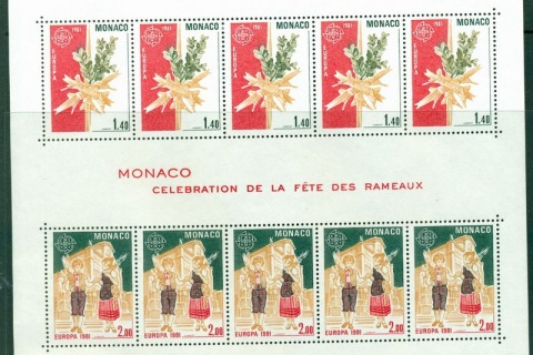 Monaco-1981-Europa-MS-MUH-Lot17417