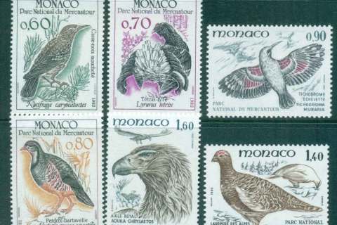 Monaco-1982-Birds-MLH-lot50358