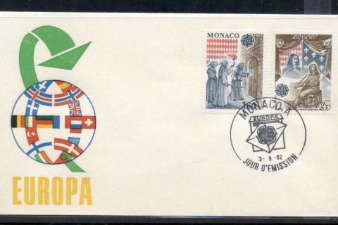 Monaco-1982-Europa-History-FDC