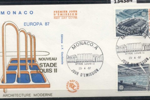 Monaco-1987-Europa-Architecture-FDC